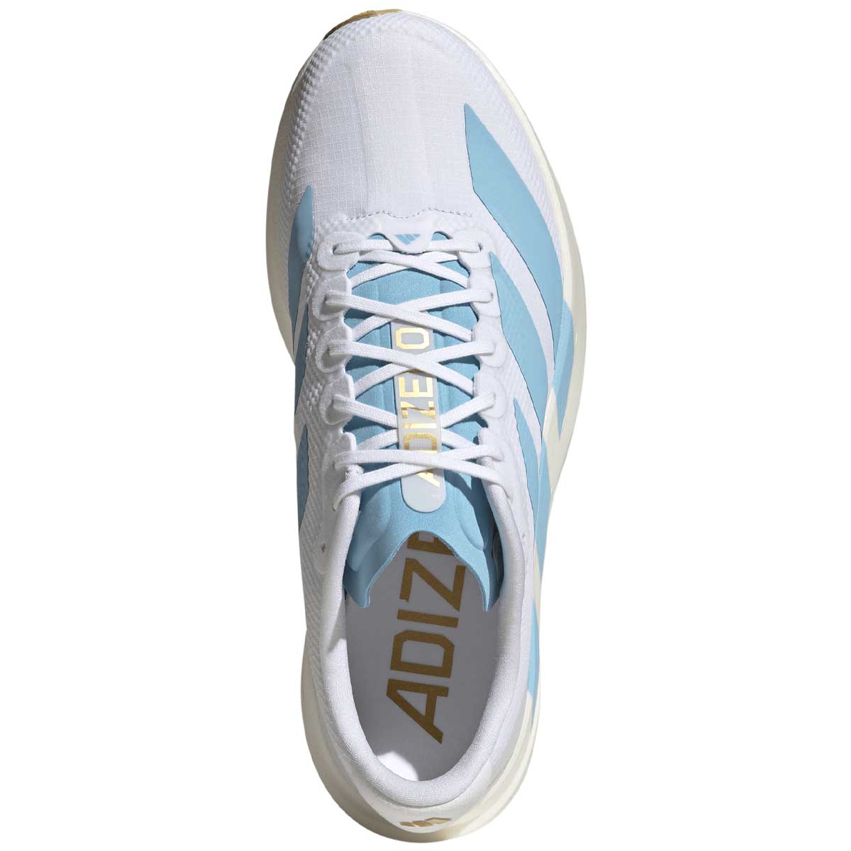 Tenis Adidas Adizero EVO SL WOVEN Blanco Celeste Hombre