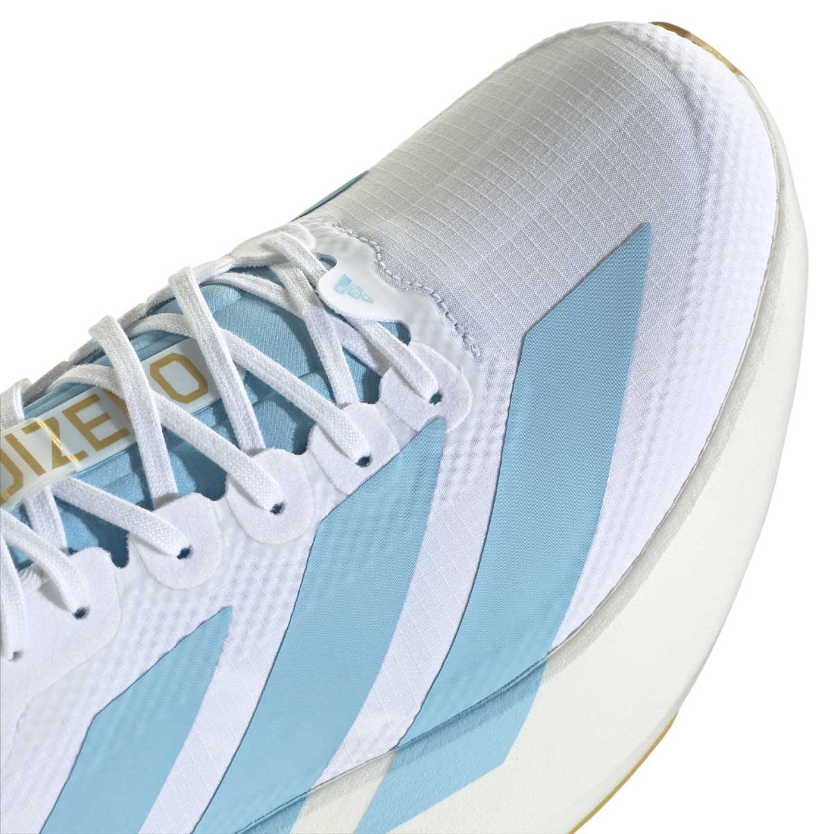 Tenis Adidas Adizero EVO SL WOVEN Blanco Celeste Hombre