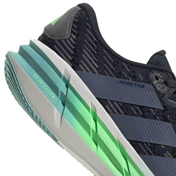 Tenis Adidas Running ADISTAR 3 Negro Verde Hombre
