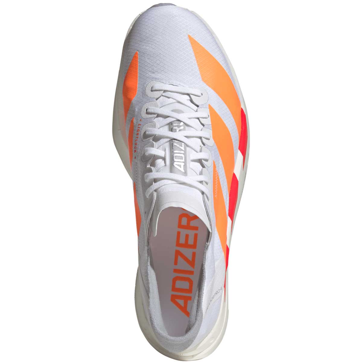 Tenis Adidas ADIZERO ADIOS PRO 4 Blanco Naranja Hombre