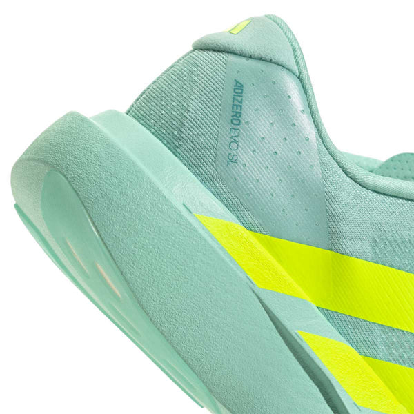 Tenis Adidas ADIZERO EVO SL Verde Amarillo Mujer