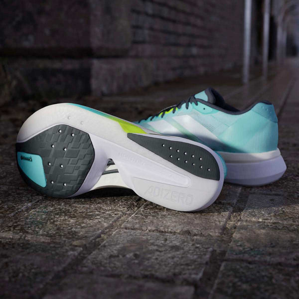 Tenis Adidas ADIZERO BOSTON 13 Aqua Blanco Hombre