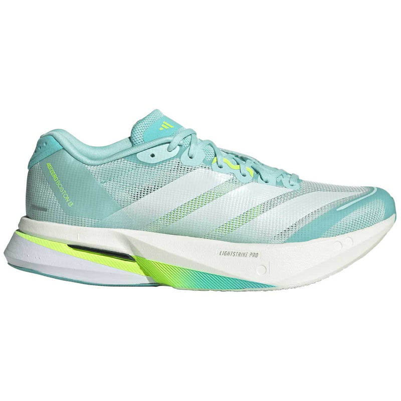 Tenis Adidas ADIZERO BOSTON 13 Verde Blanco Mujer