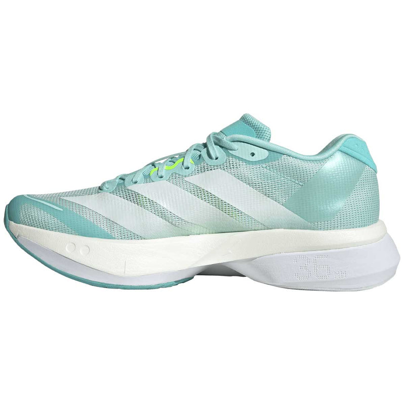 Tenis Adidas ADIZERO BOSTON 13 Verde Blanco Mujer