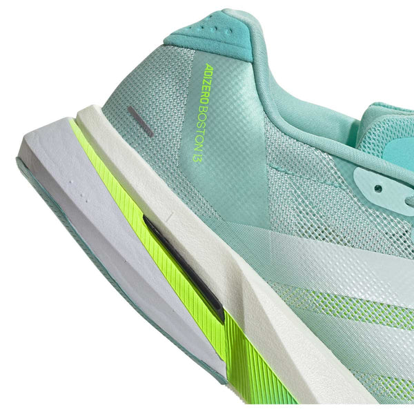 Tenis Adidas ADIZERO BOSTON 13 Verde Blanco Mujer