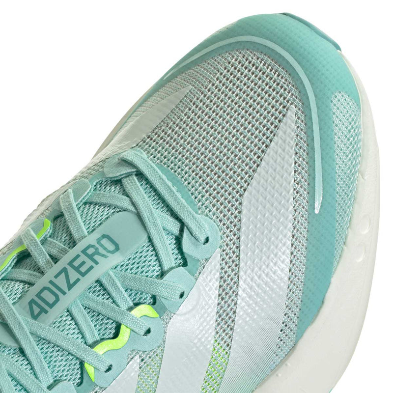 Tenis Adidas ADIZERO BOSTON 13 Verde Blanco Mujer