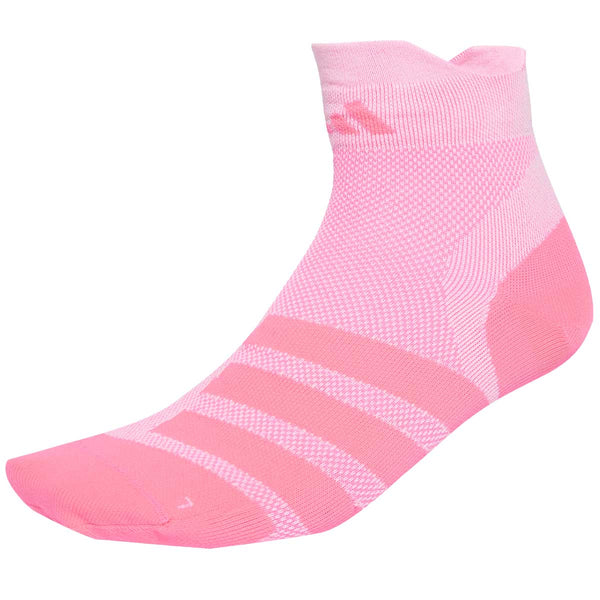 Calceta Adidas RUNxADIZEROSock Para Correr Rosa Unisex
