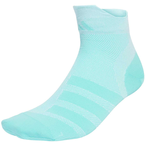 Calceta Adidas RUNxADIZEROSock Para Correr Celeste Unisex