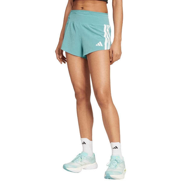 Short Deportivo Adidas ADIZERO Running Aqua Mujer