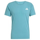 Playera Deportiva Adidas ADIZERO TEE Powder Teal Hombre