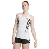 Playera Adidas Sin Mangas Adizero Blanco Mujer