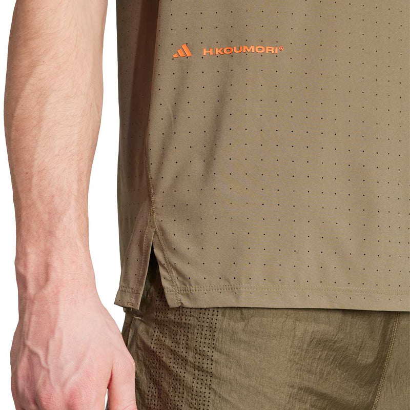 Playera Deportiva Adidas Adi365 H.Koumori Olive Strata Hombre