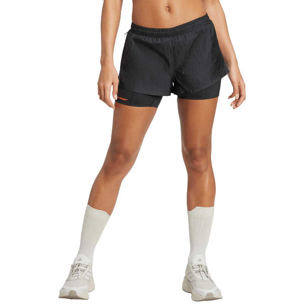 Short Deportivo Adidas Adi365 2 en 1 H.Koumori Negro Mujer