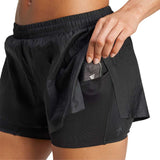 Short Deportivo Adidas Adi365 2 en 1 H.Koumori Negro Mujer