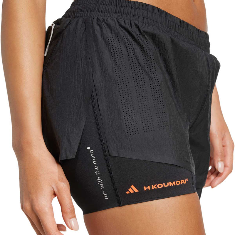 Short Deportivo Adidas Adi365 2 en 1 H.Koumori Negro Mujer