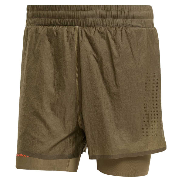 Short Deportivo Adidas by H.koumori Running Verde Hombre