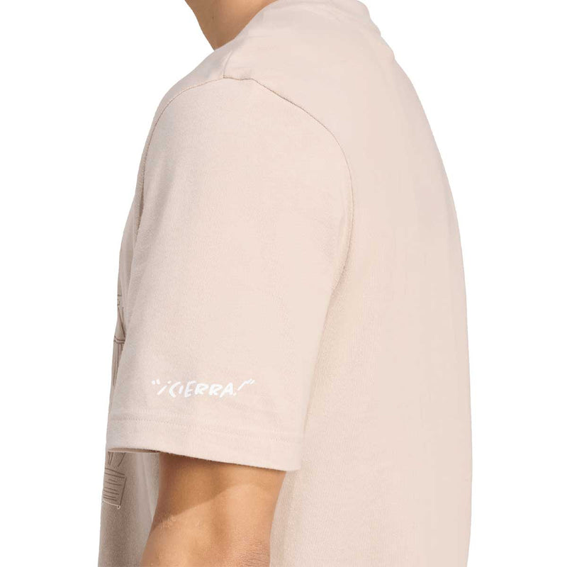 Playera Deportiva Adidas Mexico GFX T Beige Hombre