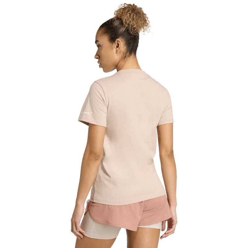 Playera Deportiva Adidas Mexico GFX T Beige Mujer