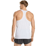 Playera Adidas Sin Mangas ADIZERO Blanco Celeste Hombre