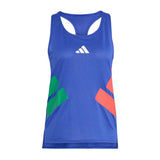 Playera Adidas Sin Mangas ADIZERO Azul Marino Hombre