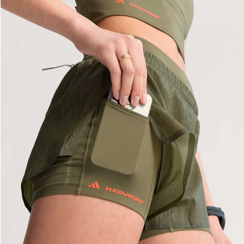 Short Deportivo Adidas Adi365 H.Koumori Olive Strata Mujer