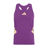 Playera Adidas Sin Mangas ADIZERO Morado Hombre