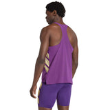 Playera Adidas Sin Mangas ADIZERO Morado Hombre