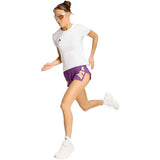 Short Deportivo Adidas ADIZERO Running Morado Mujer