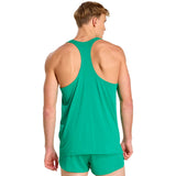 Playera Adidas Sin Mangas ADIZERO Verde Rojo Hombre