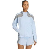 Chaqueta Running Adidas ADIZERO Ekiden Celeste Mujer