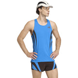 Playera Deportiva Adidas Adizero Running Tank Azul Hombre