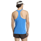 Playera Deportiva Adidas Adizero Running Tank Azul Hombre