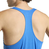 Playera Deportiva Adidas Adizero Running Tank Azul Hombre
