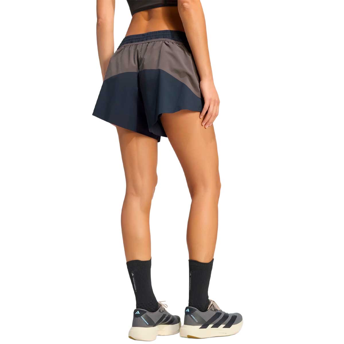 Short Deportivo Adidas Running x Hermanos Koumori Gris Mujer