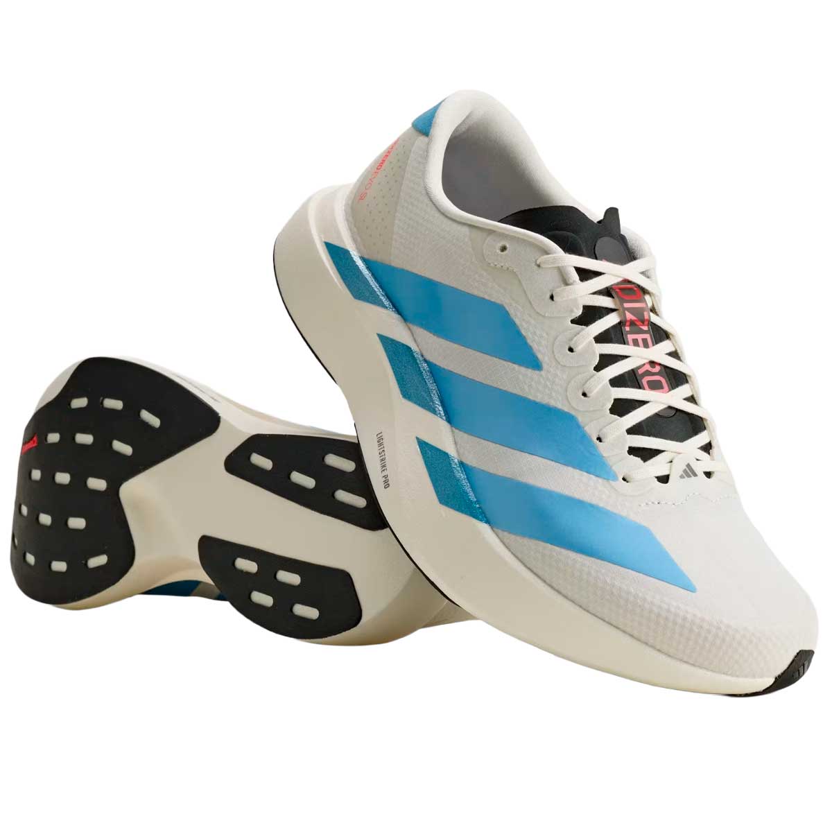 Tenis Adidas Adizero EVO SL WOVEN Blanco Azul Hombre