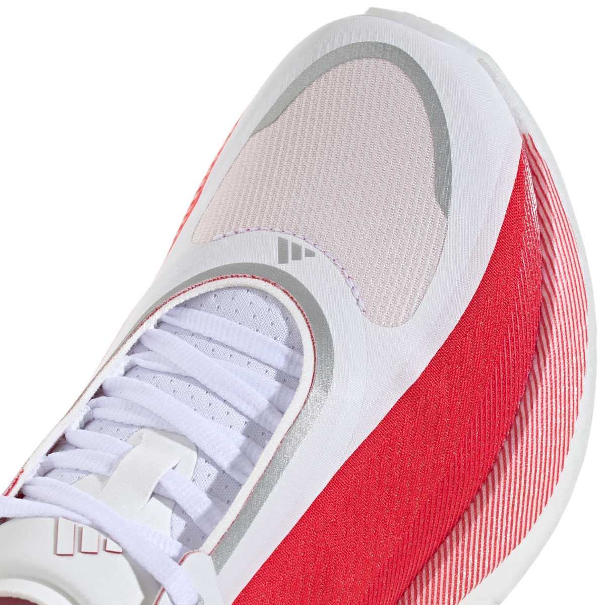 Tenis Adidas Running HYPERBOOST EDGE Blanco Rojo Hombre