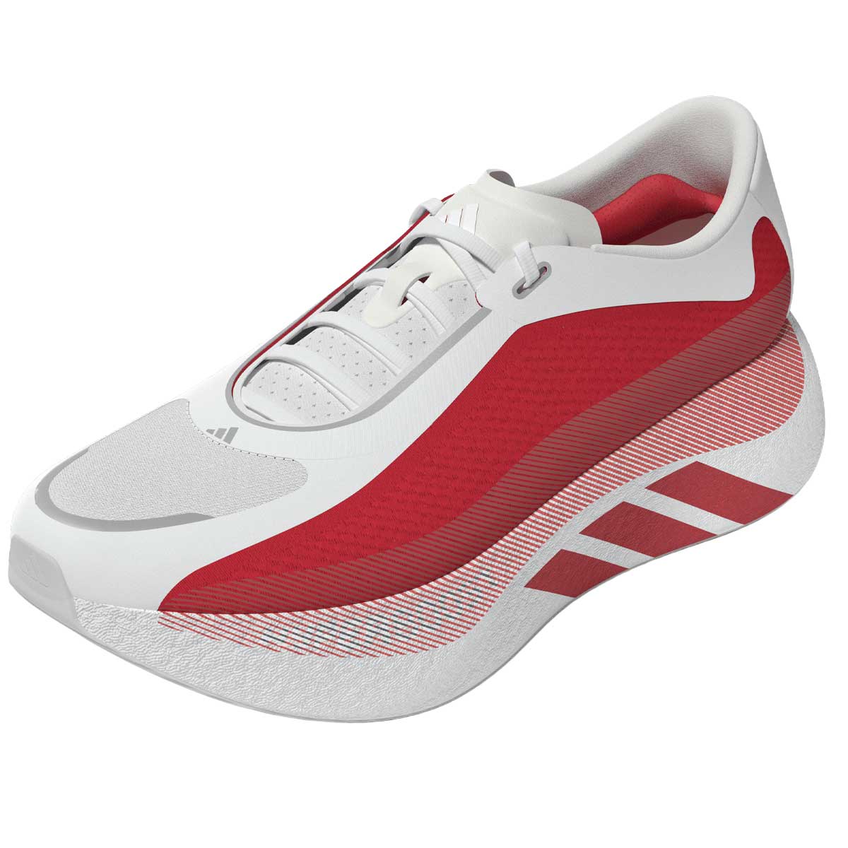 Tenis Adidas Running HYPERBOOST EDGE Blanco Rojo Hombre