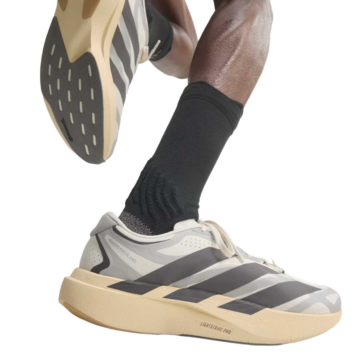Tenis Adidas Adizero EVO SL EXO Blanco Negro Hombre