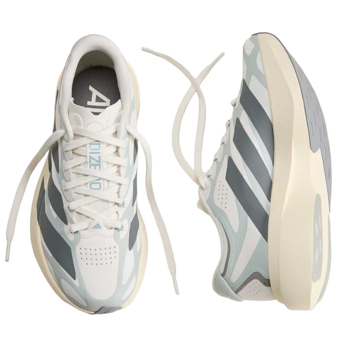 Tenis Adidas Adizero EVO SL EXO Blanco Gris Mujer