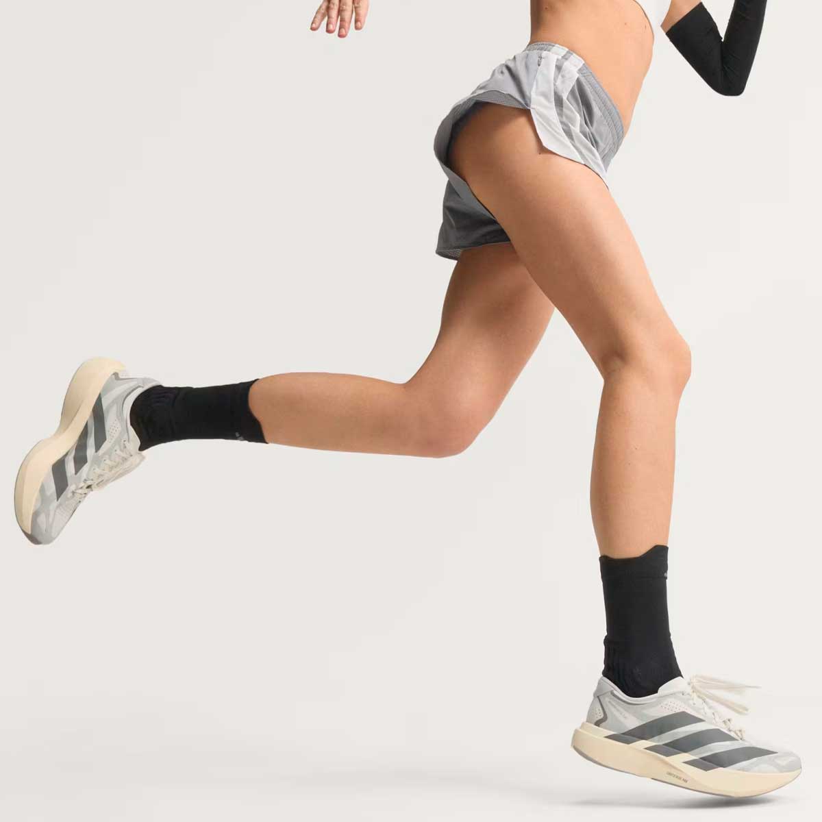 Tenis Adidas Adizero EVO SL EXO Blanco Gris Mujer