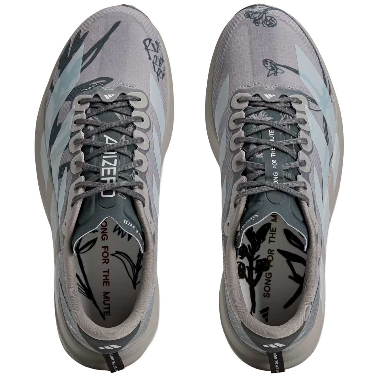 Tenis Adidas Adizero Adizero EVO SL WVN Café Gris Hombre