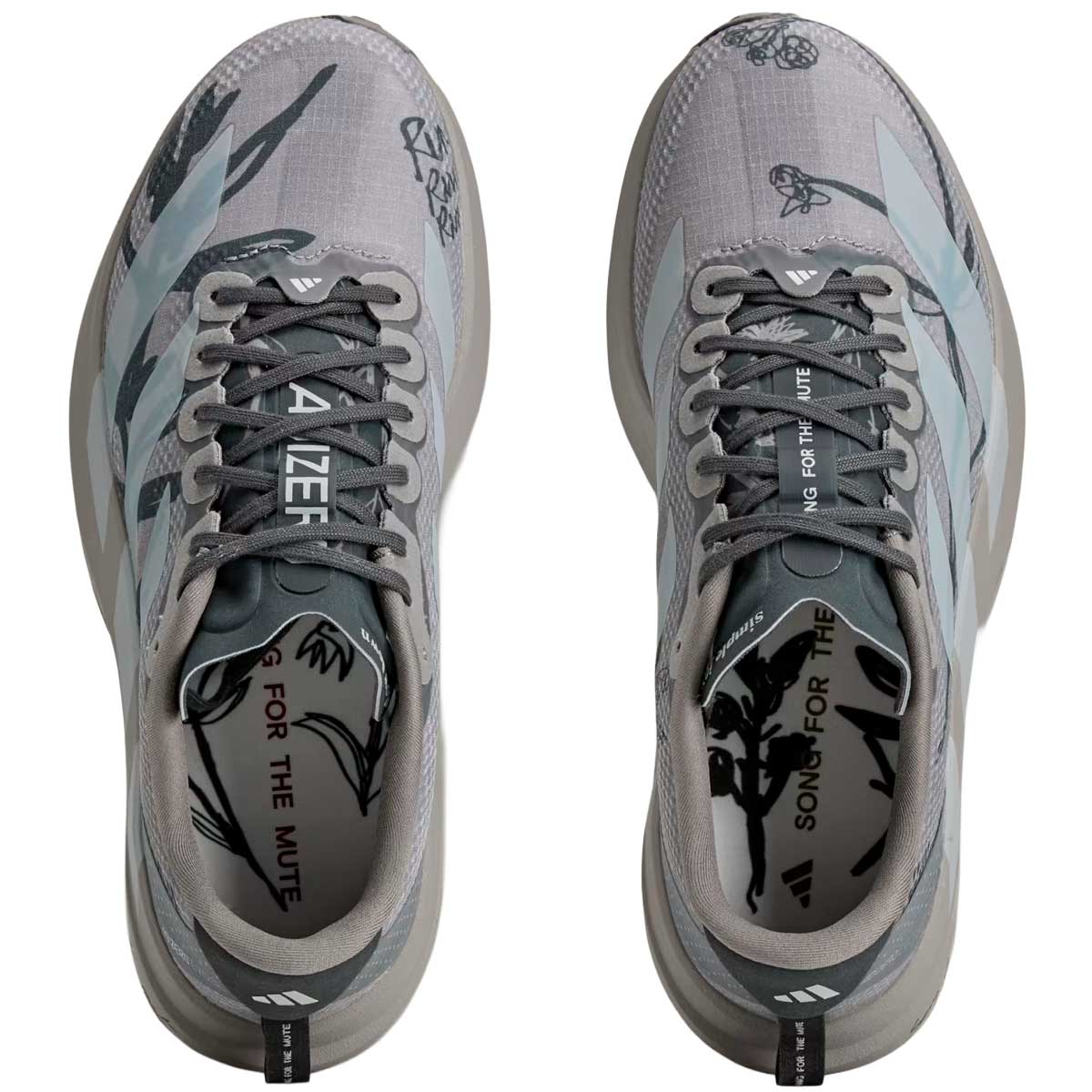 Tenis Adidas Adizero Adizero EVO SL WVN Café Gris Mujer