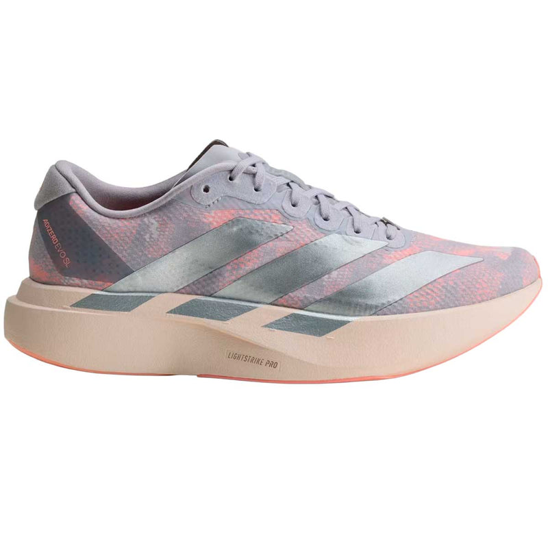 Tenis Adidas Adizero EVO SL WOVEN Gris Plata Mujer