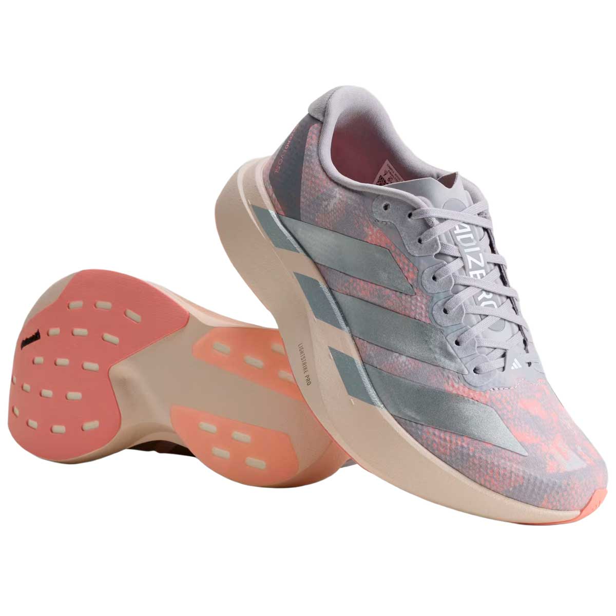 Tenis Adidas Adizero EVO SL WOVEN Gris Plata Mujer
