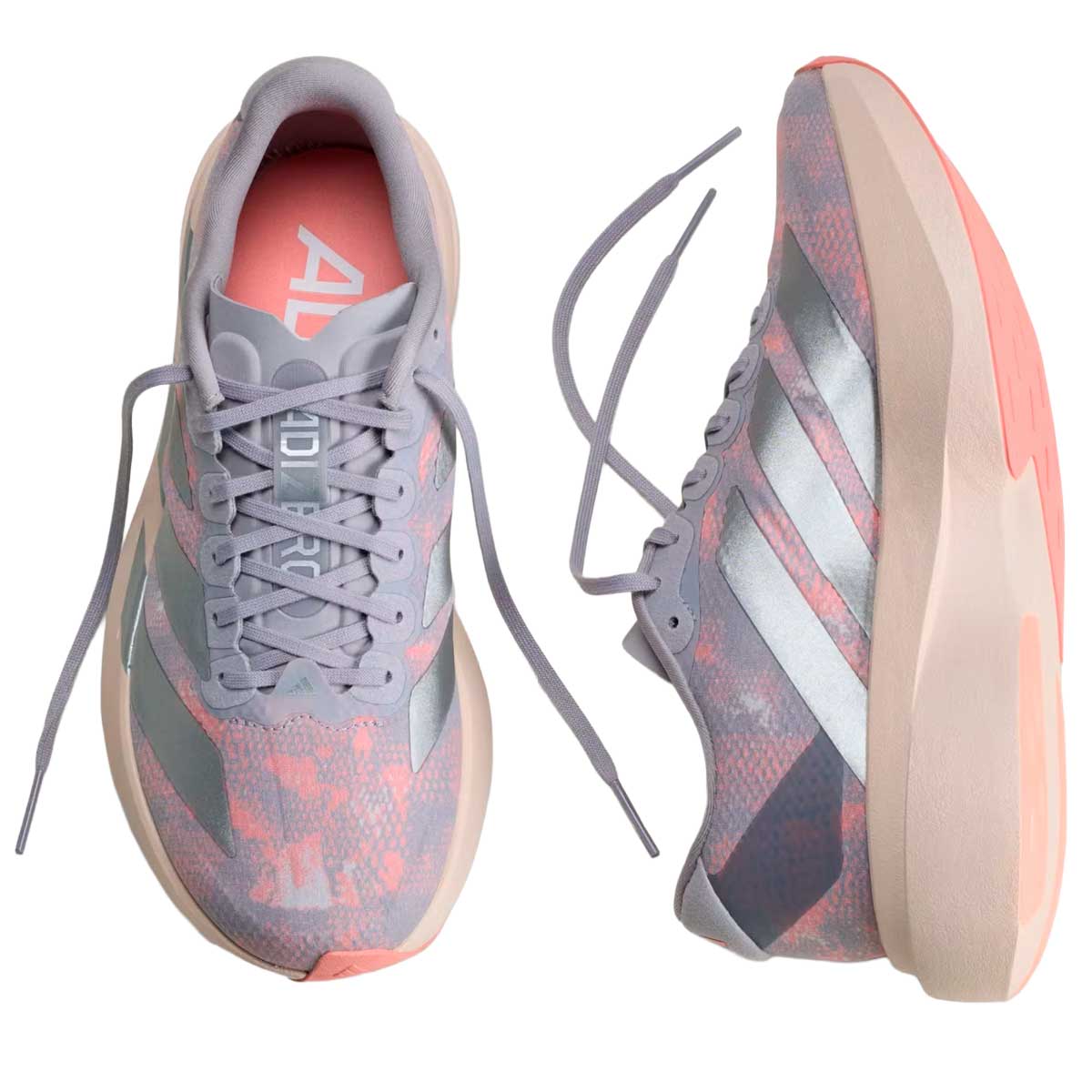 Tenis Adidas Adizero EVO SL WOVEN Gris Plata Mujer