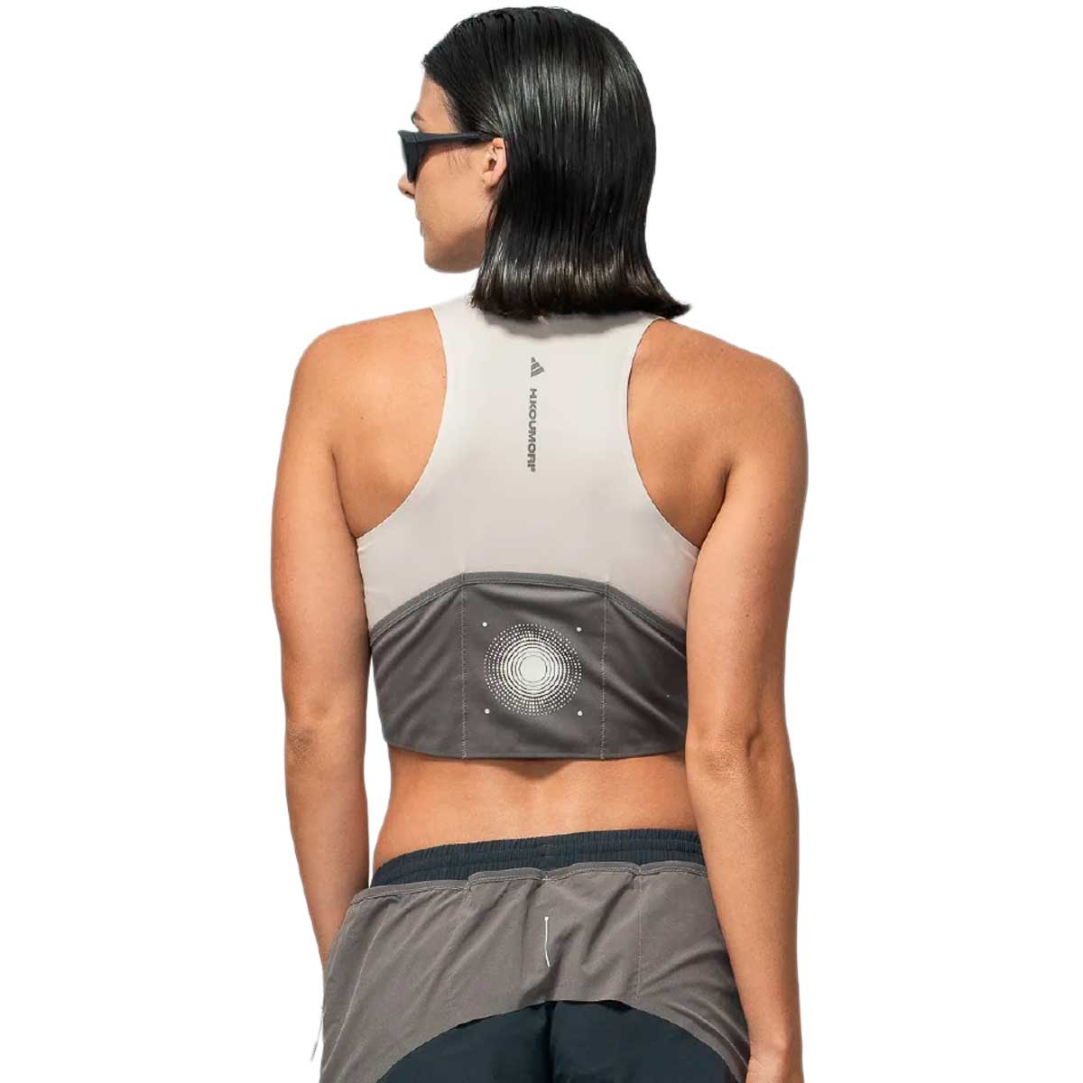 Crop Top Adidas Running x Hermanos Koumori Beige Mujer