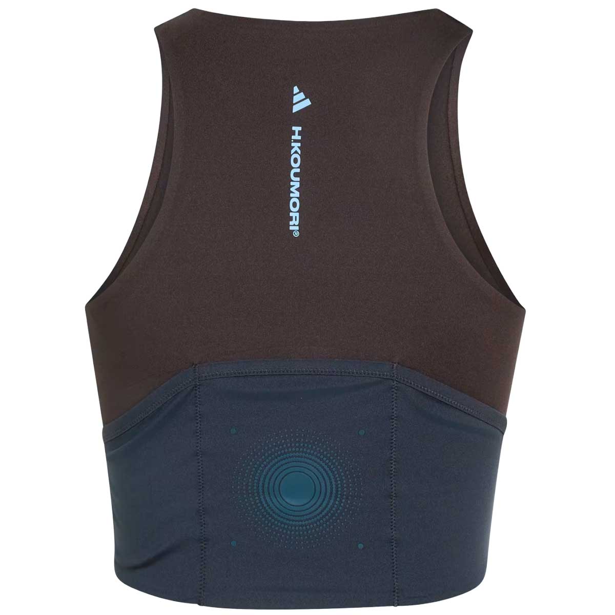 Crop Top Adidas Running x Hermanos Koumori Café Mujer