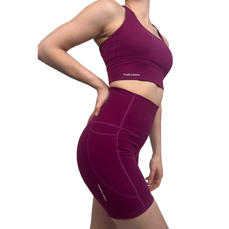 Licra Deportiva Trail Junkie Purple - LQ2056-PRL