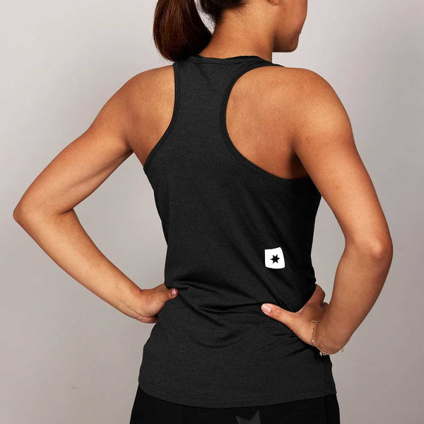 Playera Deportiva Saysky Logo Pace Top Negro Mujer