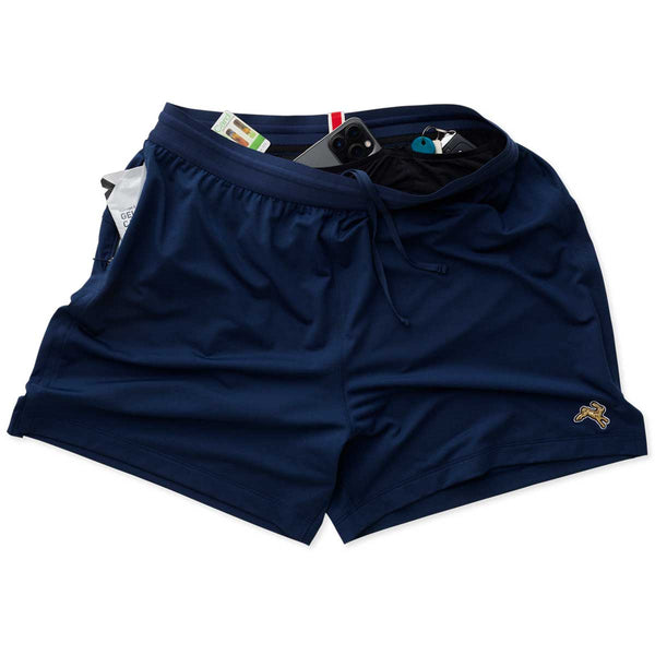 Short Deportivo Tracksmith Session Shorts Navy Hombre